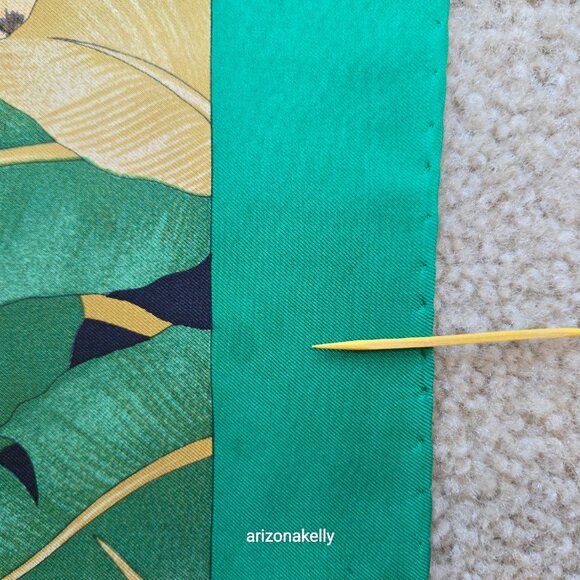 Salvatore Ferragamo Silk Carré Scarf Big Cats, Fox, Bird in Floral Style Jungle - Picture 8 of 16